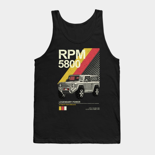 Ford Bronco 4x4 SUV Concept Tank Top by Guyvit